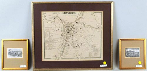 THREE FRAMED CONNECTICUT