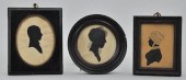 Three Framed Early Silhouettes