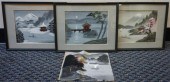 THREE FRAMED EAST ASIAN SEASON