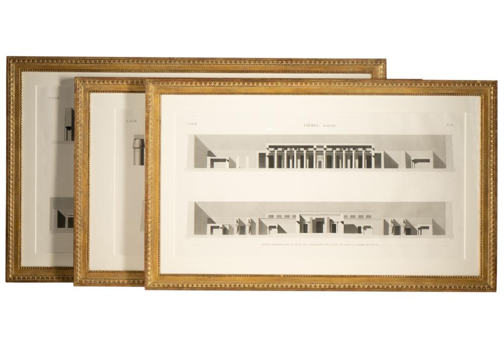 THREE FRAMED FRENCH