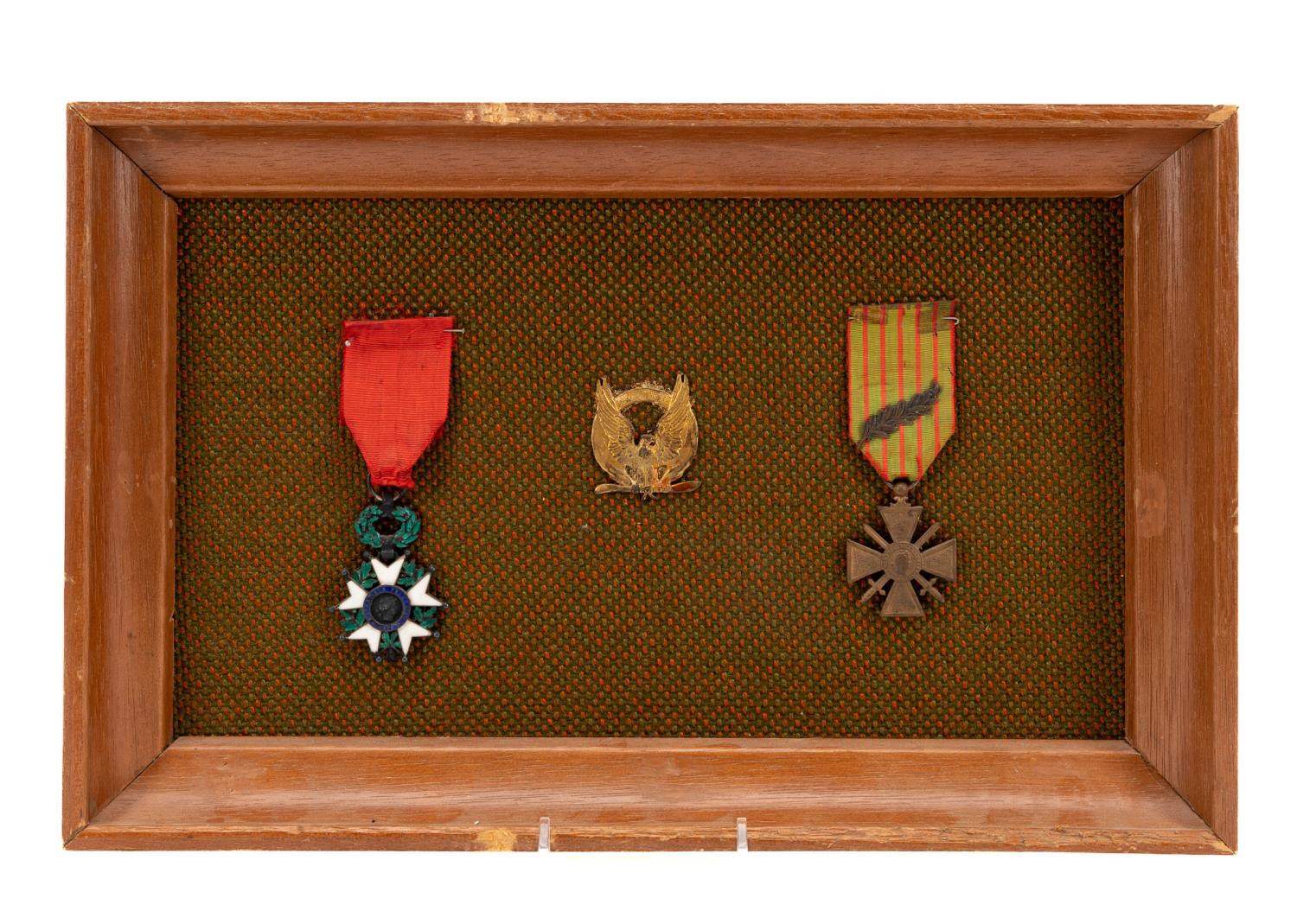 THREE FRAMED FRENCH WORLD WAR ONE