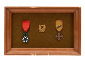 THREE FRAMED FRENCH WORLD WAR