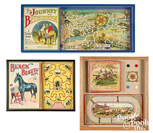 THREE FRAMED GAMES, ALL