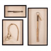 THREE FRAMED GAUCHO ARTIFACTS