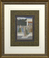 Three Framed Indian Painted Al