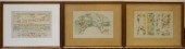 THREE FRAMED NOUVEAUX DOCUMENT
