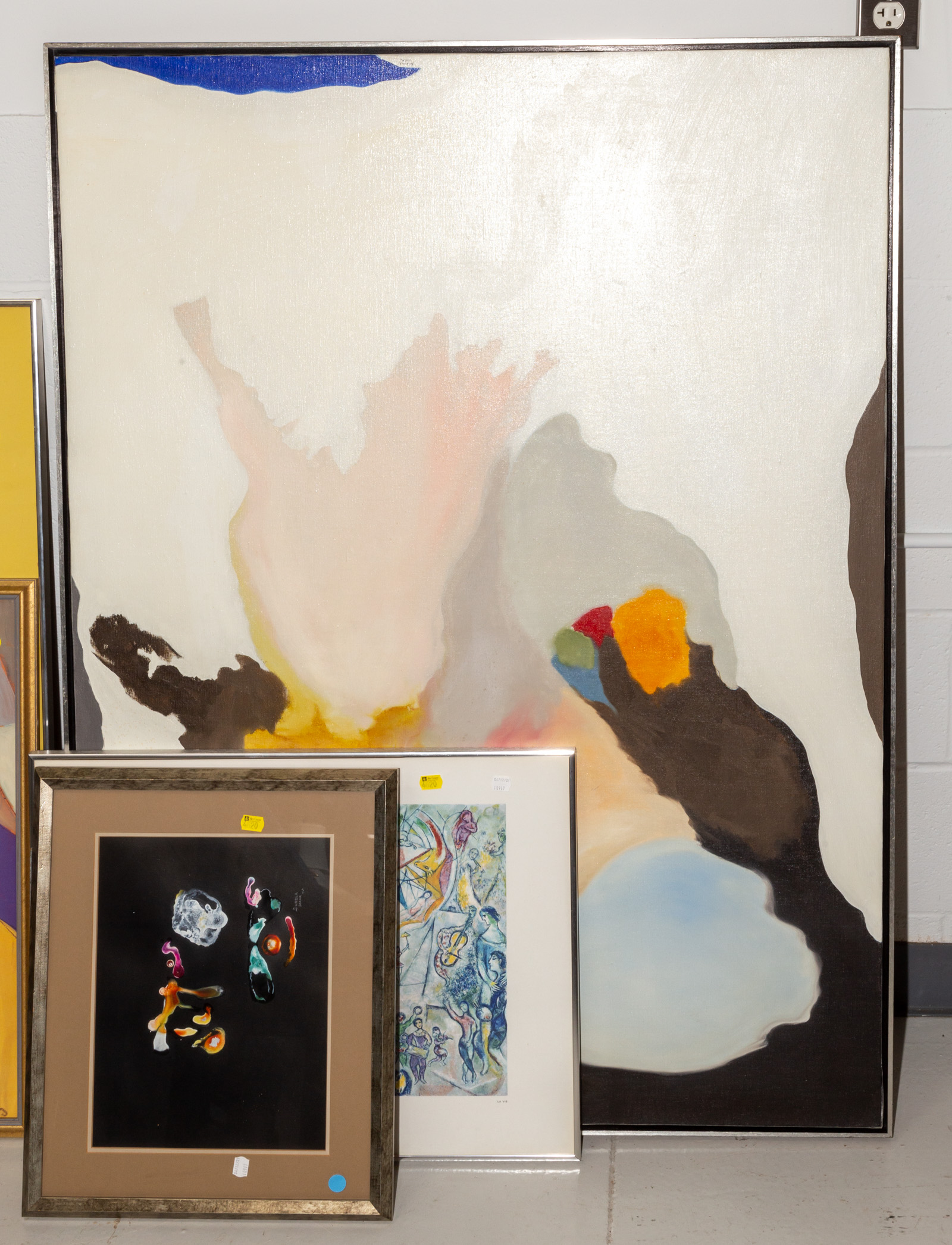 THREE FRAMED PAINTINGS, SHEILA