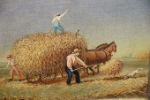 THREE FRAMED PAINTINGS TO INCL