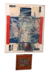 THREE FRAMED PIECES, ATTRIBUTE