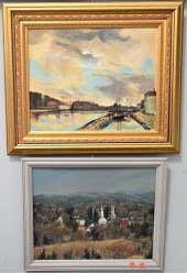 THREE FRAMED PIECES, TO INCLUD