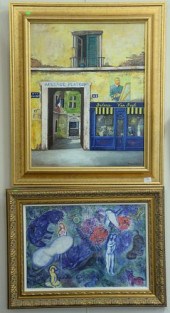 THREE FRAMED PIECES TO INCLUDE