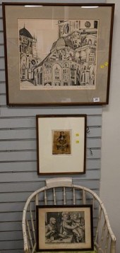 THREE FRAMED PIECESThree Frame