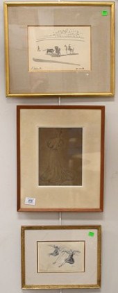 THREE FRAMED PIECESThree Frame