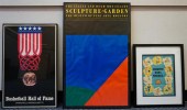 THREE FRAMED POSTERS: MFA HOUS