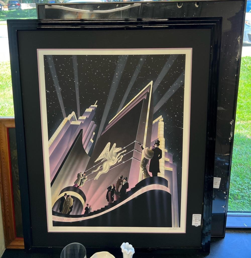 THREE FRAMED REPRODUCTION
