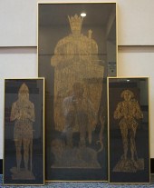 THREE FRAMED REPRODUCTION TEMP