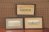 THREE FRAMED STEVENGRAPHS. ''T
