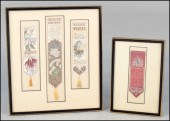 THREE FRAMED STEVENSGRAPHS. To