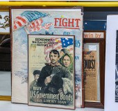 THREE FRAMED WWI POSTERS Circa