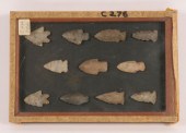 Three frames with 21 arrowhead