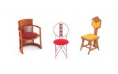 THREE FRANK LLOYD WRIGHT MINIA