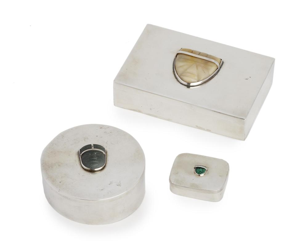 THREE FRED DAVIS SILVER