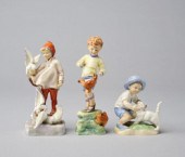 THREE FREDA DOUGHTY FIGURINEST