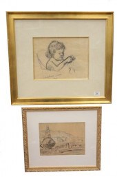THREE FRENCH DRAWINGSThree Fre