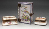 Three French gilt-metal-mounte