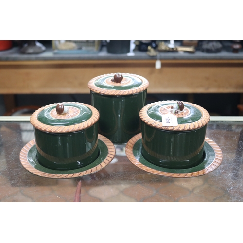 Three French Pillivuyt porcelain