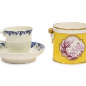 Three French Porcelain Article