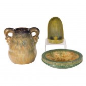 THREE FULPER ARTS & CRAFTS POT