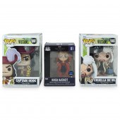 THREE FUNKO POP FIGURINESLot o