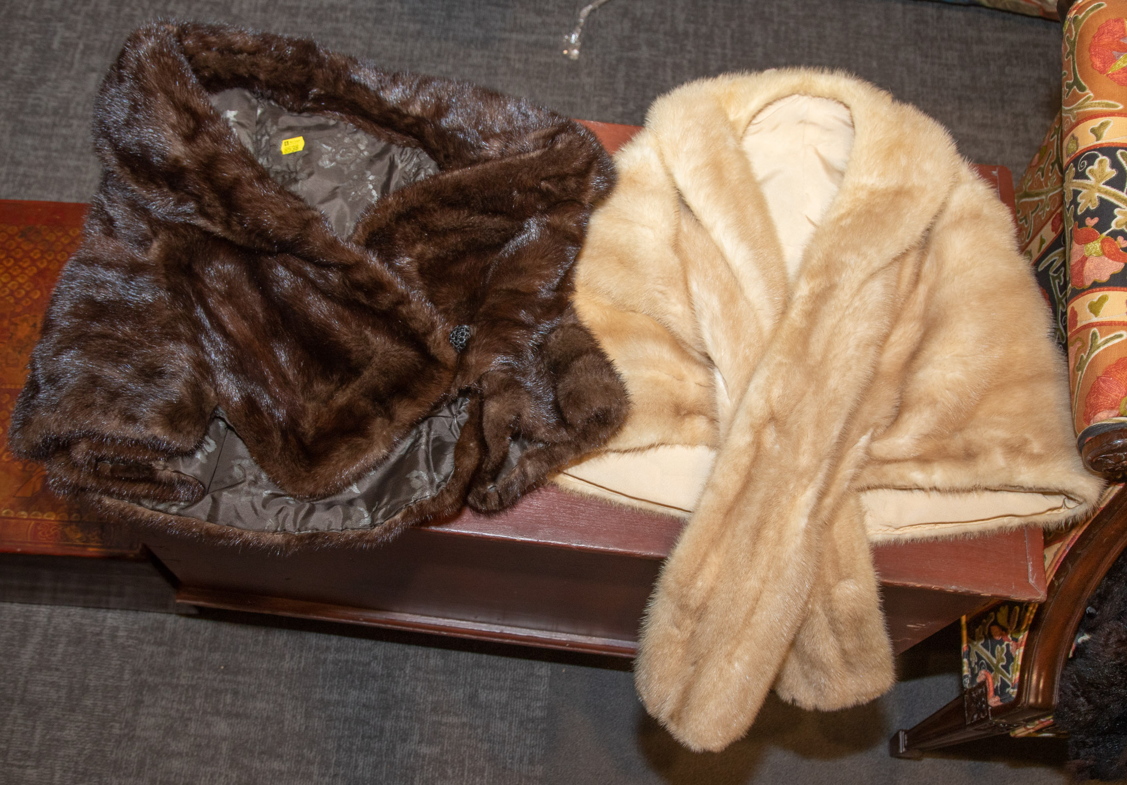 THREE FUR WRAPS Includes Andrew