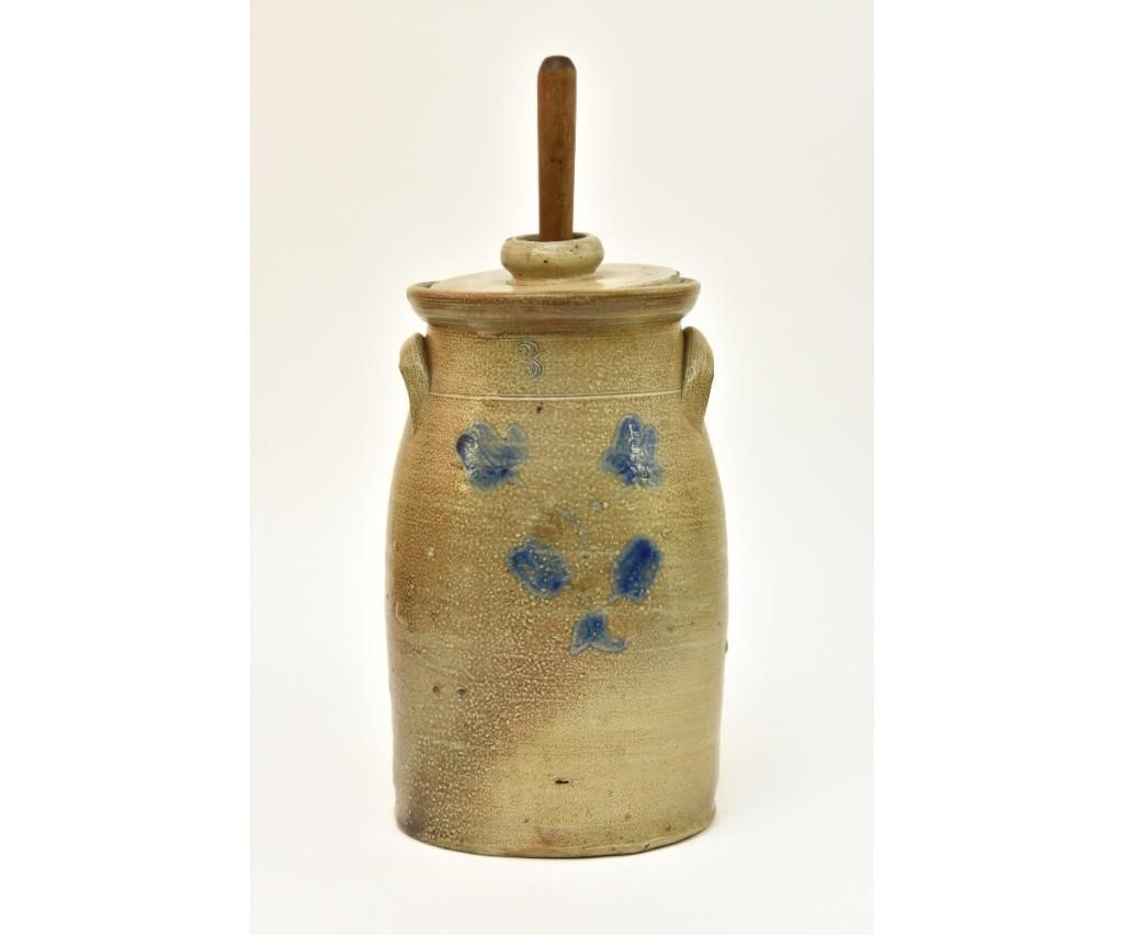 Three gallon stoneware butter