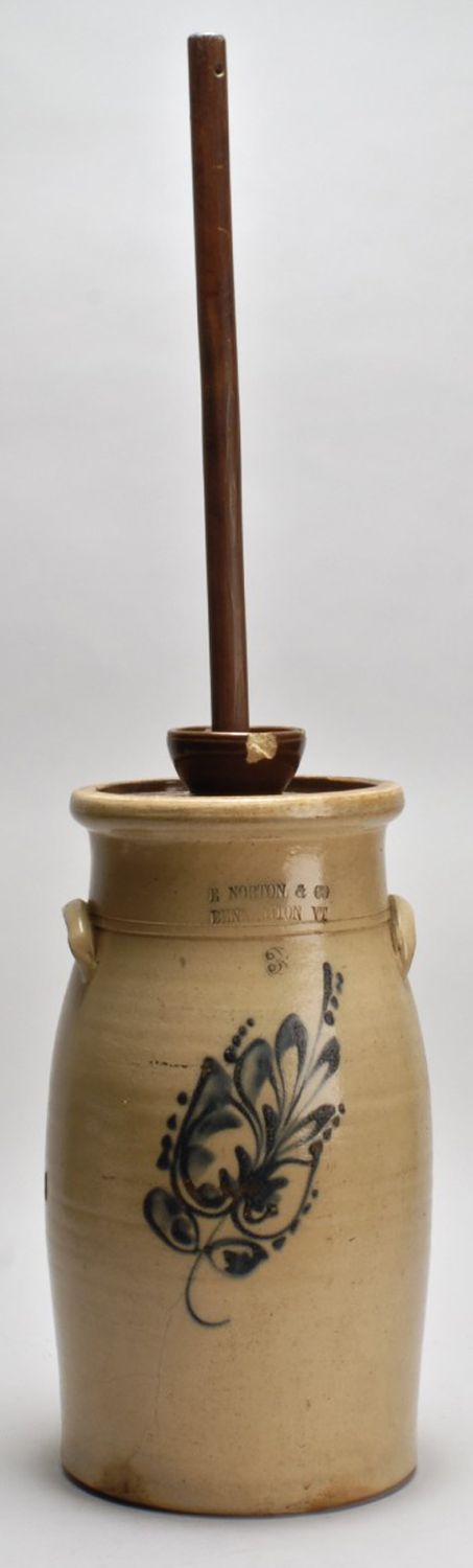 THREE-GALLON STONEWARE BUTTER