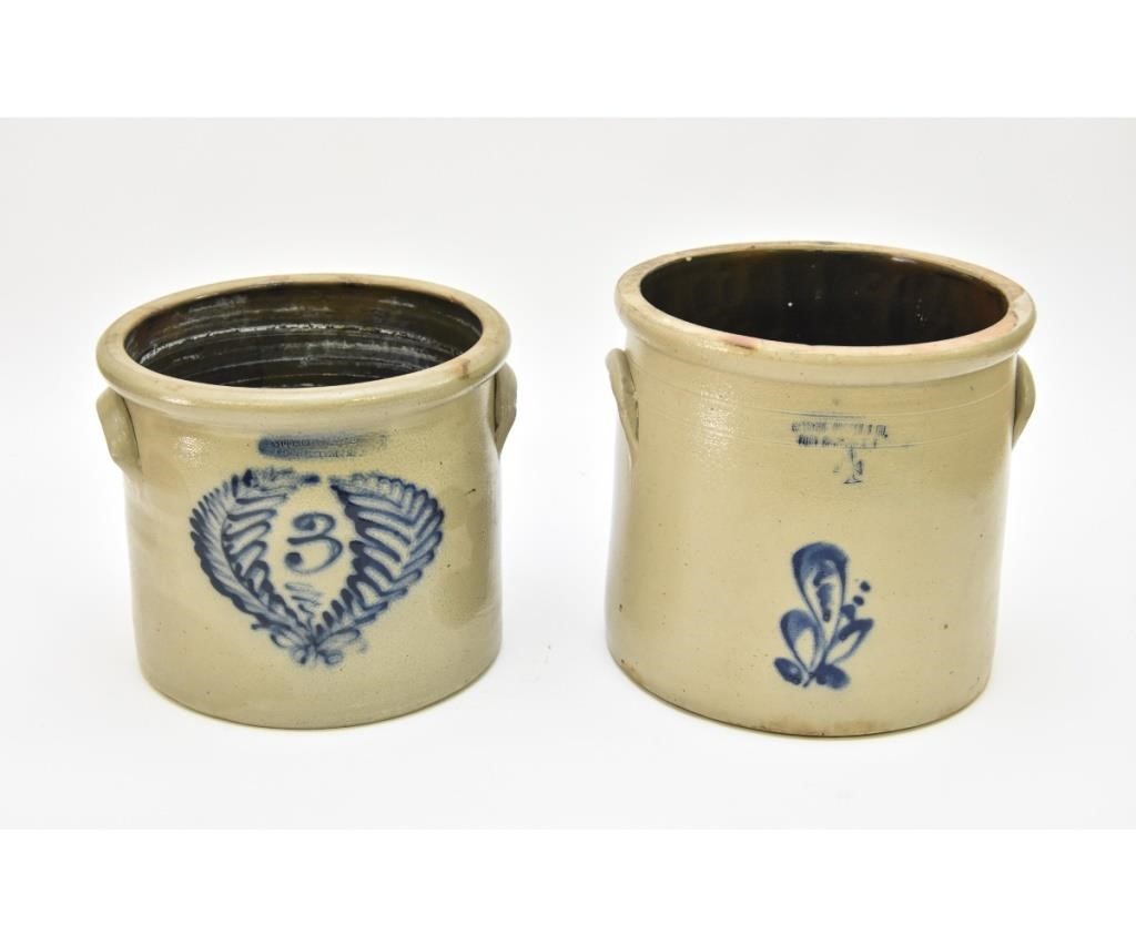 Three gallon stoneware crock