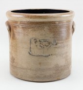 THREE-GALLON STONEWARE CROCK W