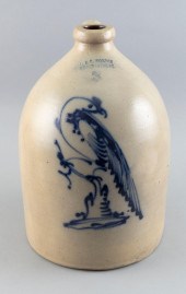 THREE-GALLON STONEWARE JUG BY