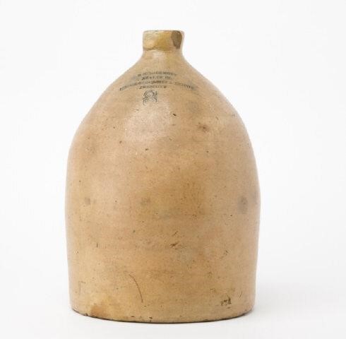 THREE-GALLON STONEWARE JUG,