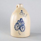 THREE-GALON STONEWARE JUGA thr