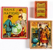 THREE GAMES OF NATIONS CARD GA