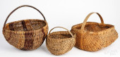 THREE GATHERING BASKETS<br>Thr