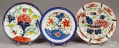 THREE GAUDY DUTCH PLATESThree