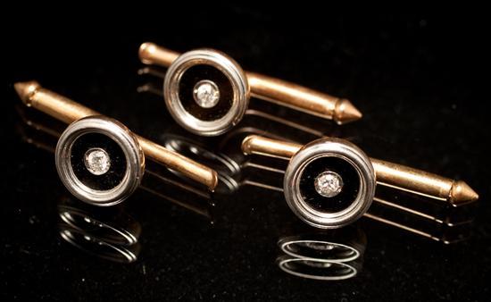 Three gentleman's 14K yellow