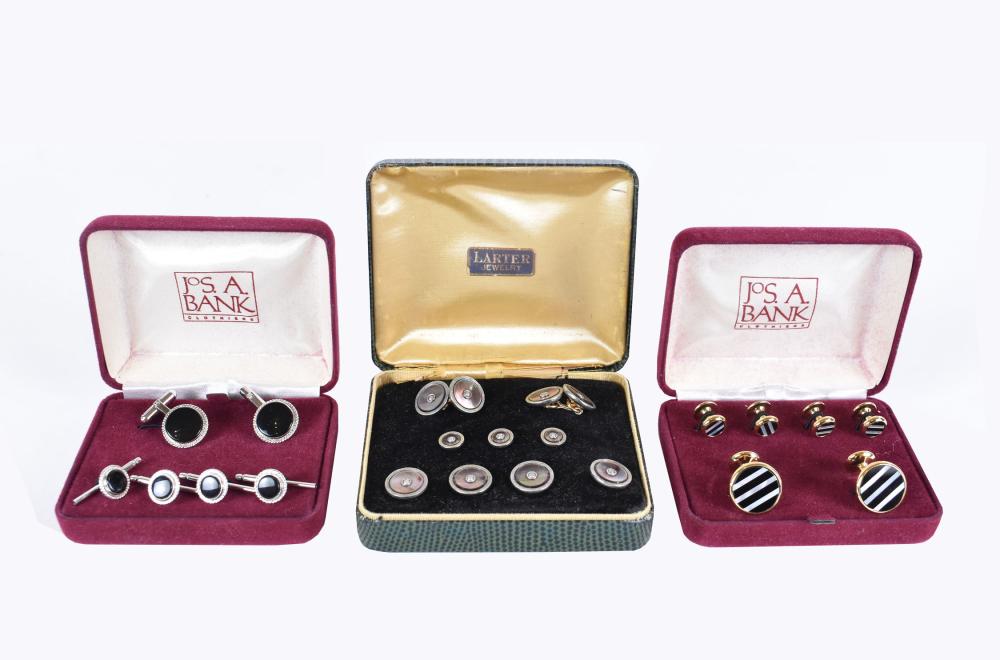 THREE GENTLEMEN'S GOLD-PLATED