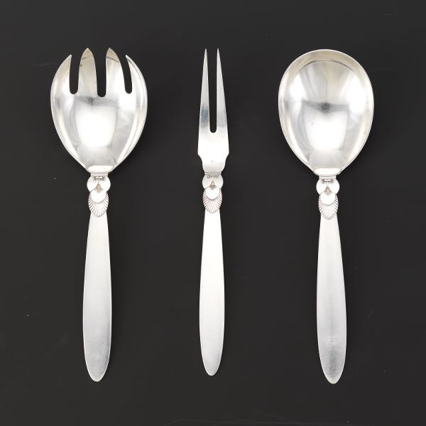 THREE GEORG JENSEN STERLING