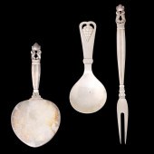 THREE GEORG JENSEN STERLING SI