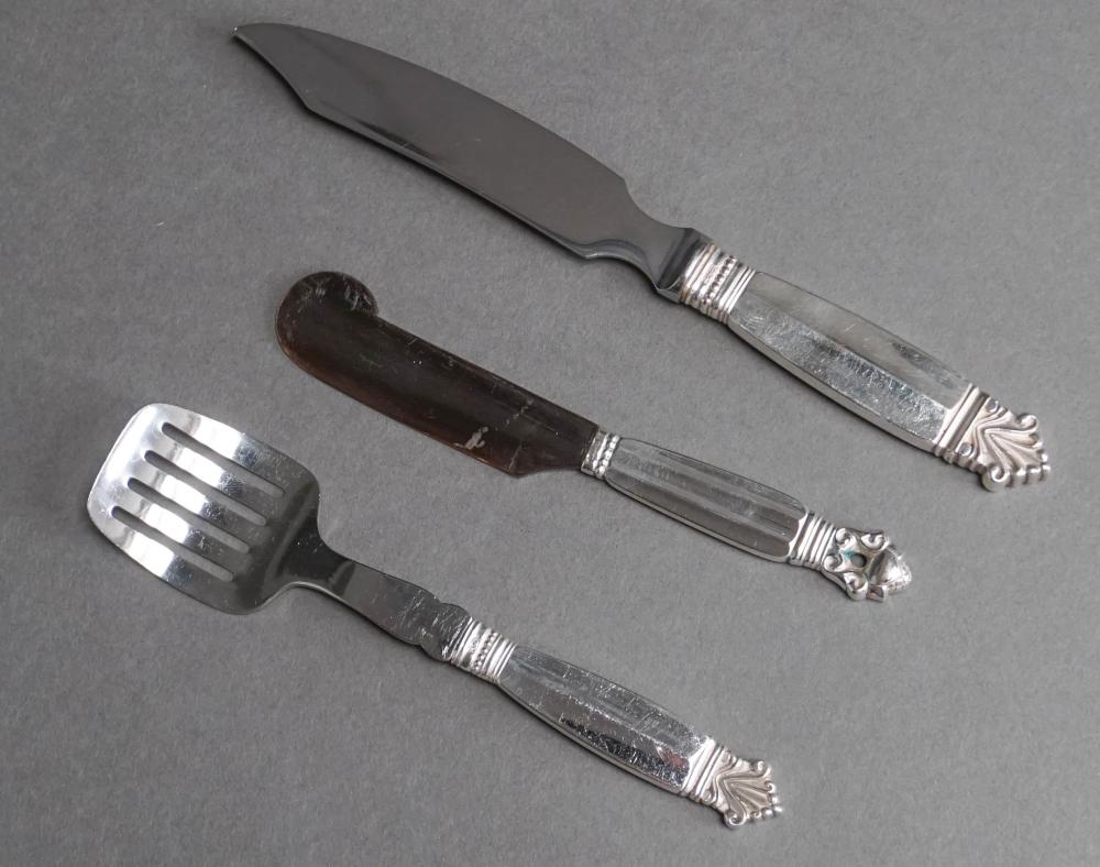 THREE GEORG JENSEN STERLING