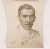 Three George Ade autographs; A